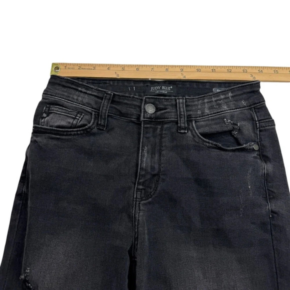 Judy Blue Skinny Fit Distressed Denim Jean - Picture 12 of 13